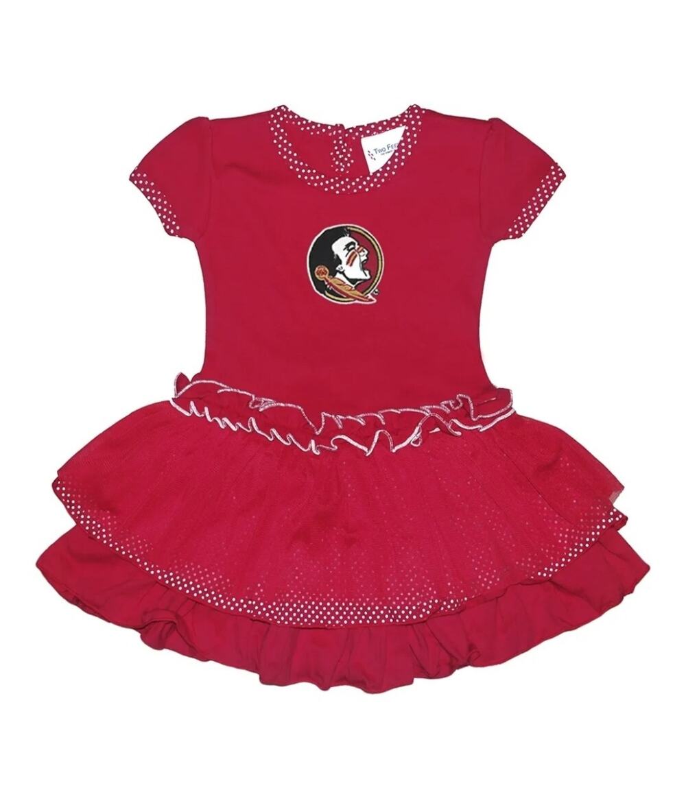 NCAA Florida State Seminoles Two Feet Ahead Girls Tutu Dress Logo Size 2T